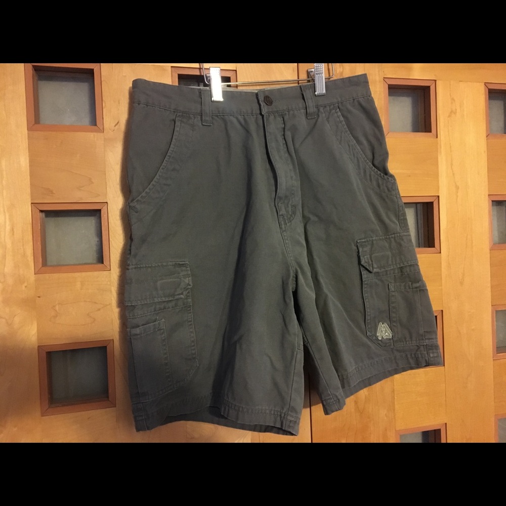 Misty Mountain Canvas Cargo Short, 30?